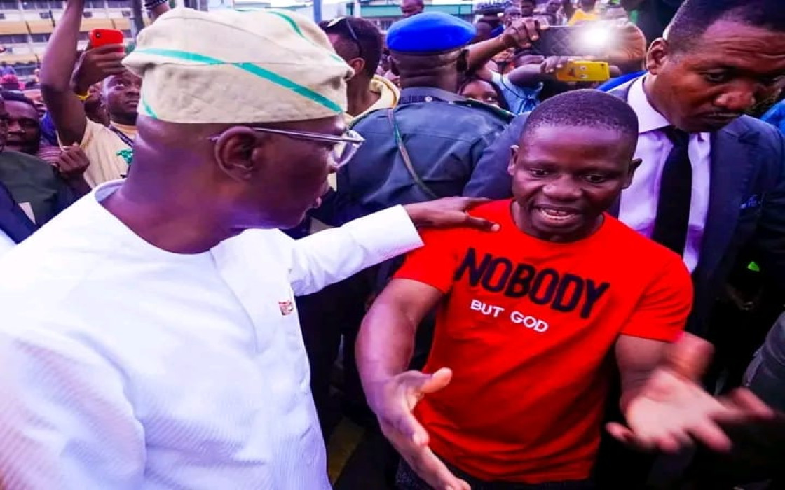 Sanwo-olu visits scene of helicopter crash in Ikeja