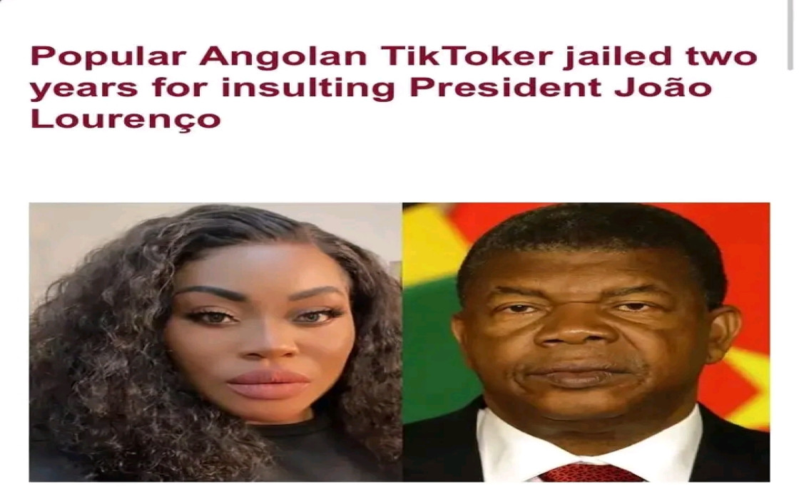 Angolan Tiktoker jailed for insulting President Joao Lourenco