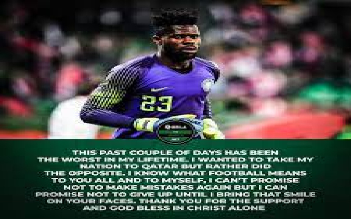 Uzoho Sends his  Apologies to Nigerians